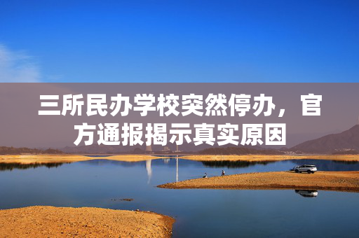 三所民办学校突然停办，官方通报揭示真实原因