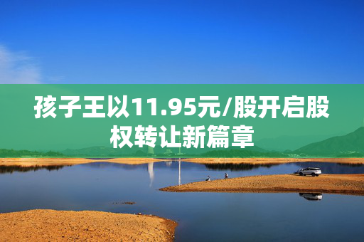 孩子王以11.95元/股开启股权转让新篇章