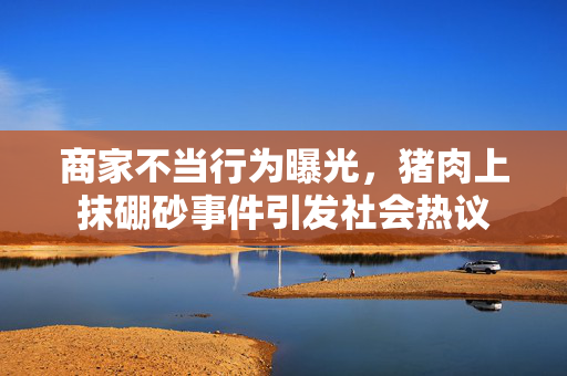 商家不当行为曝光，猪肉上抹硼砂事件引发社会热议