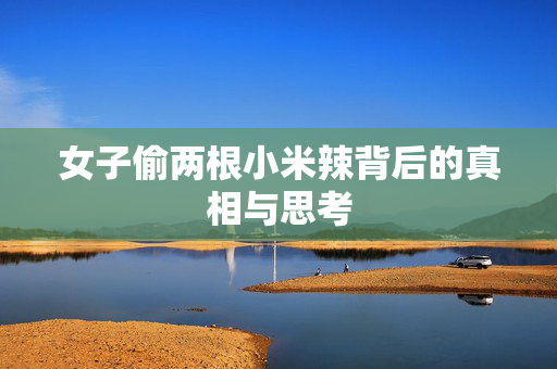 女子偷两根小米辣背后的真相与思考