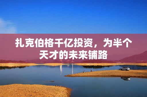 扎克伯格千亿投资，为半个天才的未来铺路