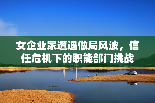 女企业家遭遇做局风波，信任危机下的职能部门挑战