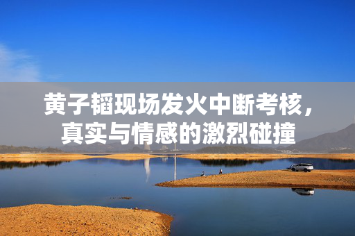 黄子韬现场发火中断考核，真实与情感的激烈碰撞