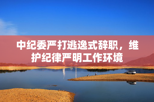 中纪委严打逃逸式辞职，维护纪律严明工作环境