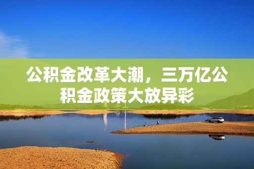 公积金改革大潮，三万亿公积金政策大放异彩