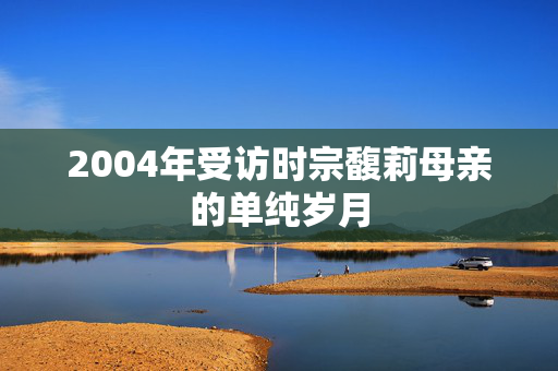 2004年受访时宗馥莉母亲的单纯岁月