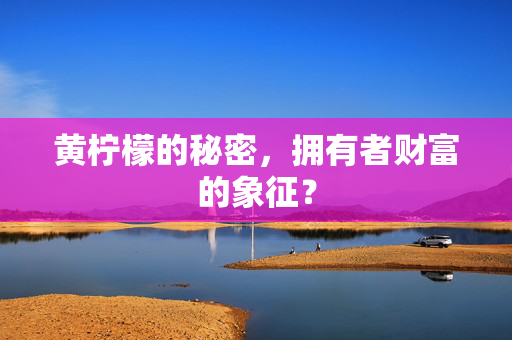 黄柠檬的秘密，拥有者财富的象征？
