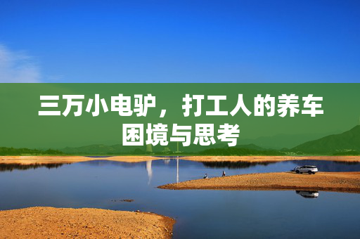 三万小电驴，打工人的养车困境与思考