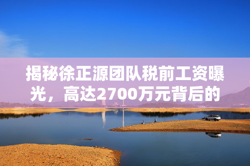揭秘徐正源团队税前工资曝光，高达2700万元背后的故事