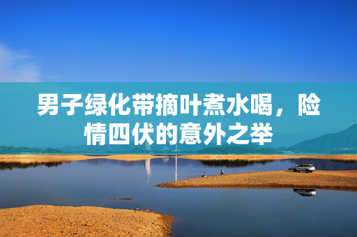男子绿化带摘叶煮水喝，险情四伏的意外之举