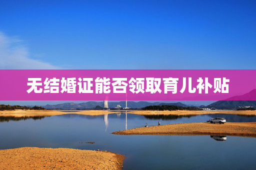 无结婚证能否领取育儿补贴