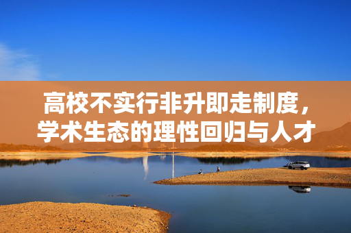 高校不实行非升即走制度，学术生态的理性回归与人才发展的新路径