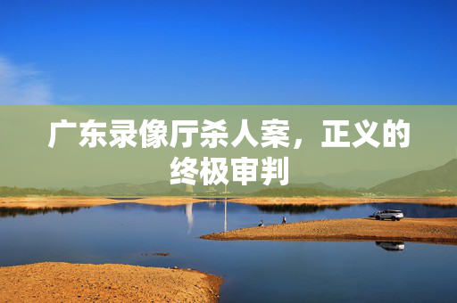广东录像厅杀人案，正义的终极审判