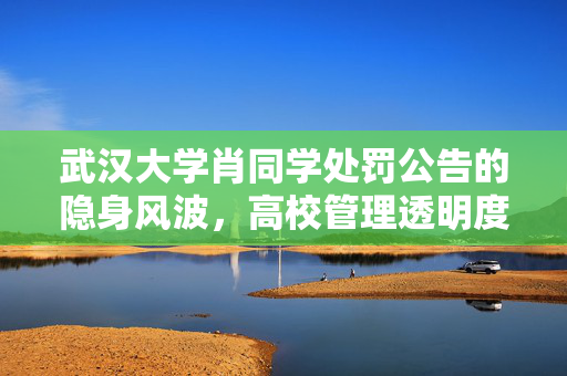 武汉大学肖同学处罚公告的隐身风波，高校管理透明度之惑