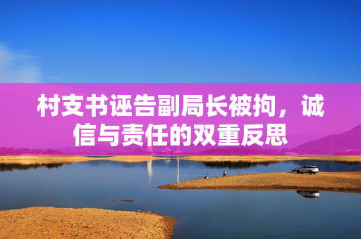 村支书诬告副局长被拘，诚信与责任的双重反思
