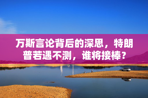 万斯言论背后的深思，特朗普若遇不测，谁将接棒？