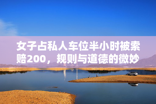 女子占私人车位半小时被索赔200，规则与道德的微妙博弈