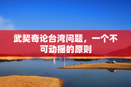 武契奇论台湾问题，一个不可动摇的原则