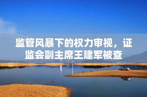 监管风暴下的权力审视，证监会副主席王建军被查